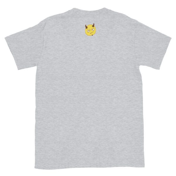 A gray t-shirt with an image of pikachu.