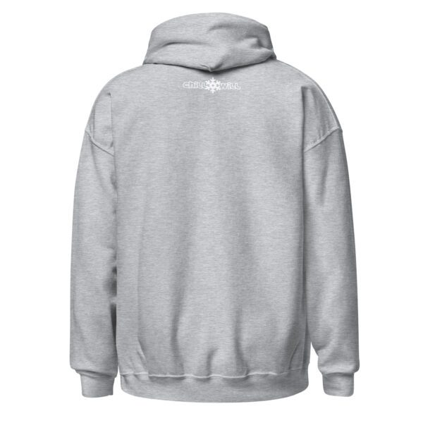 Gray hoodie with "Chill Will" text.