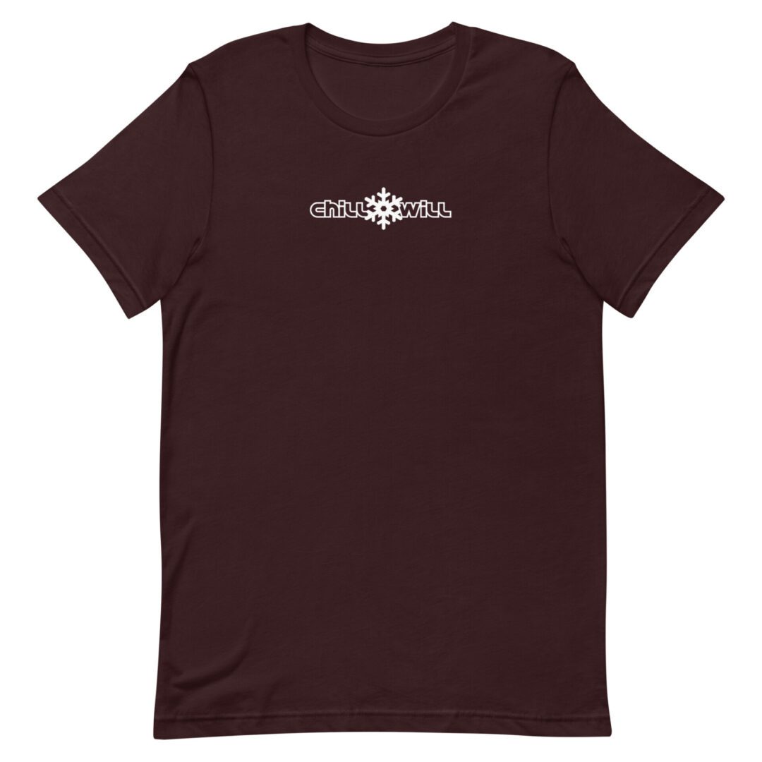 A brown t-shirt with an image of a star.